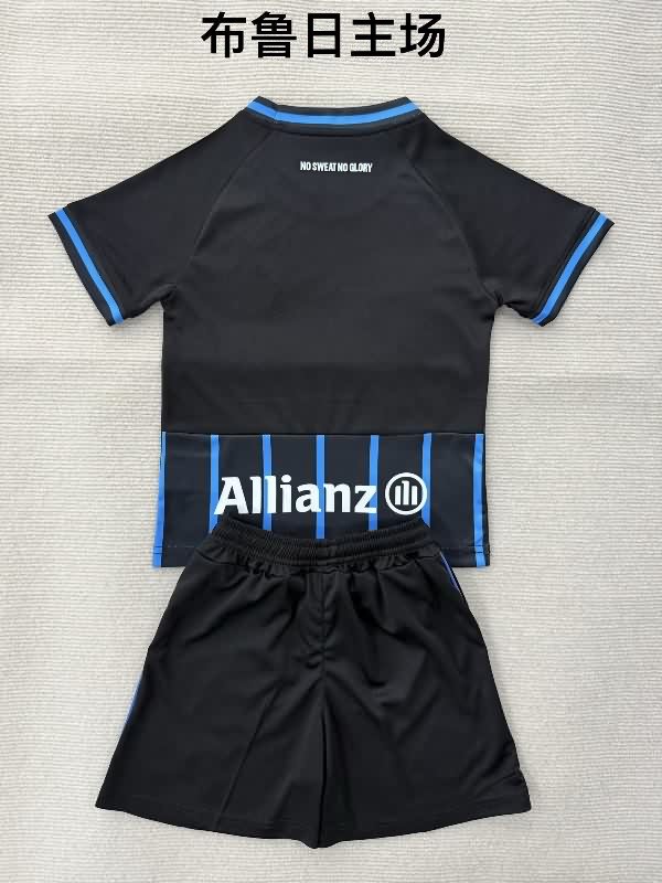 25/26 Brugge Home Kids Soccer Jersey And Shorts