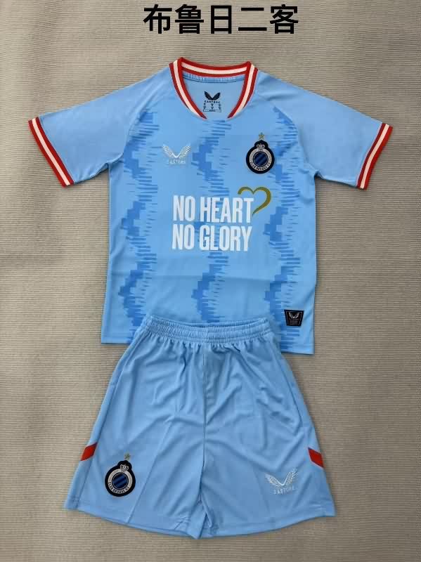 25/26 Brugge Third Kids Soccer Jersey And Shorts