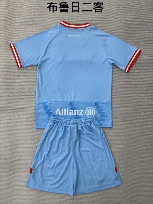 25/26 Brugge Third Kids Soccer Jersey And Shorts