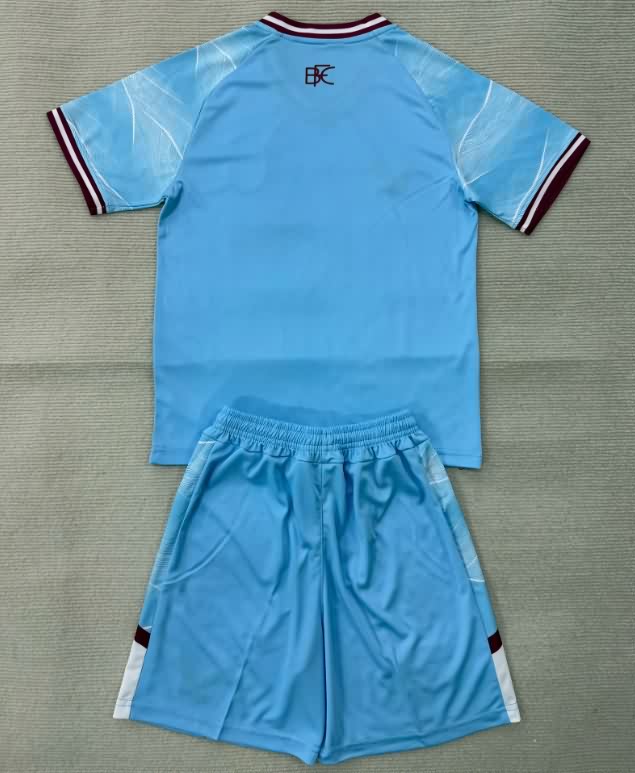 25/26 Burnley Away Kids Soccer Jersey And Shorts
