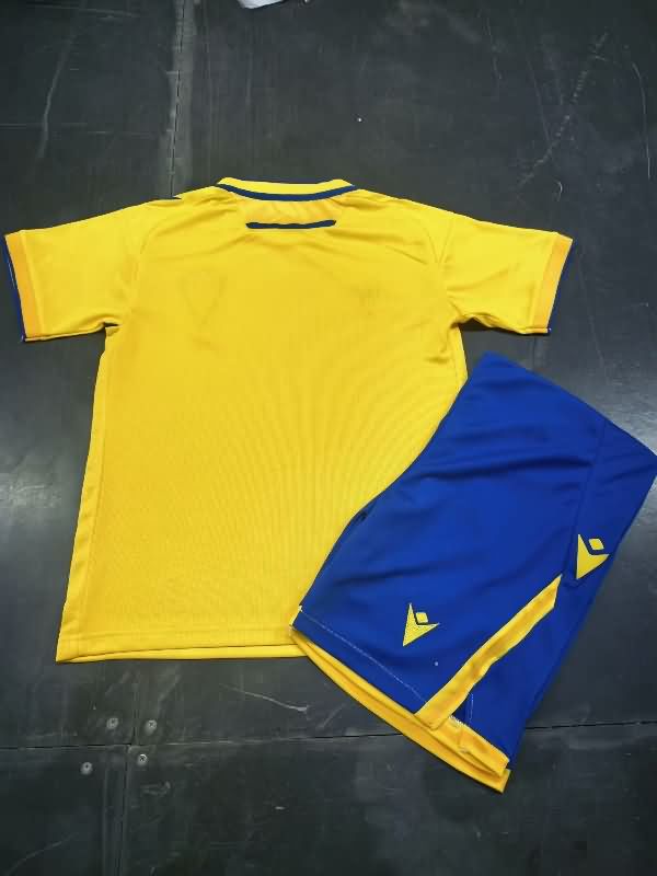 25/26 Cadiz Home Kids Soccer Jersey And Shorts