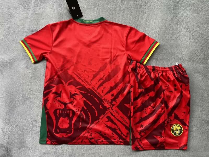 2025 Cameroon Third Kids Soccer Jersey And Shorts
