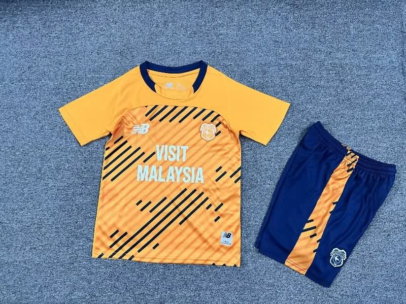 25/26 Cardiff City Third Kids Soccer Jersey And Shorts
