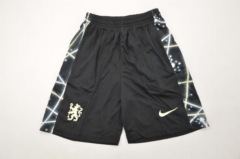 25/26 Chelsea Training Kids Soccer Jersey And Shorts 02