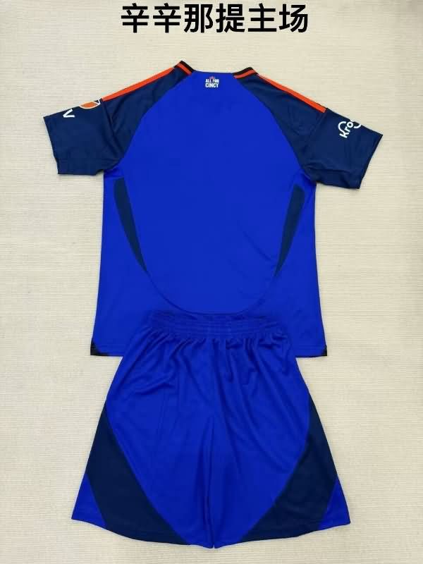 2025 Cincinnati Home Kids Soccer Jersey And Shorts