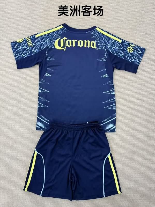 25/26 Club America Away Kids Soccer Jersey And Shorts