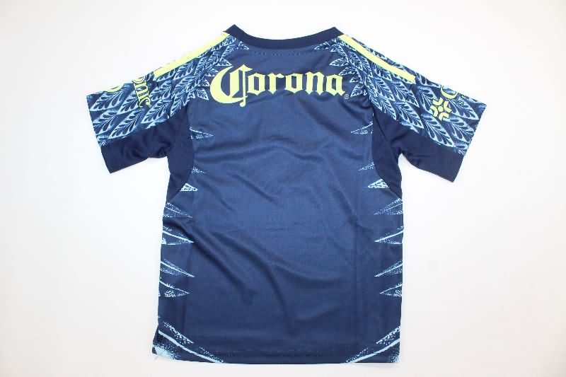 25/26 Club America Away Kids Soccer Jersey And Shorts