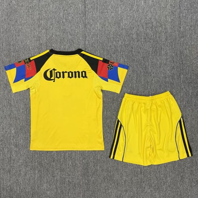 25/26 Club America Home Kids Soccer Jersey And Shorts