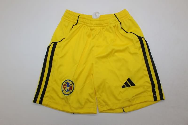 25/26 Club America Home Kids Soccer Jersey And Shorts