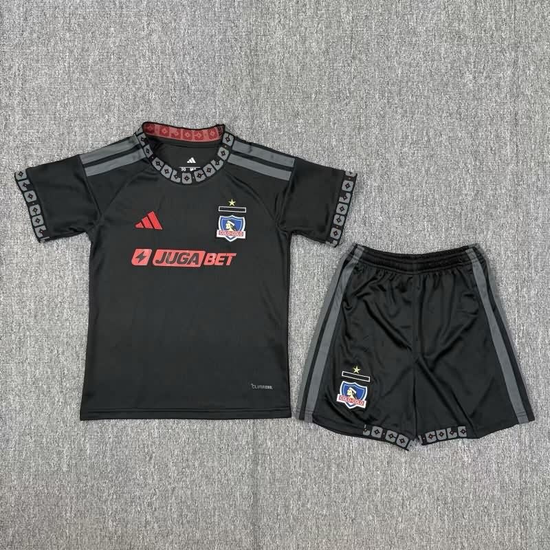 2026 Colo Colo Away Kids Soccer Jersey And Shorts