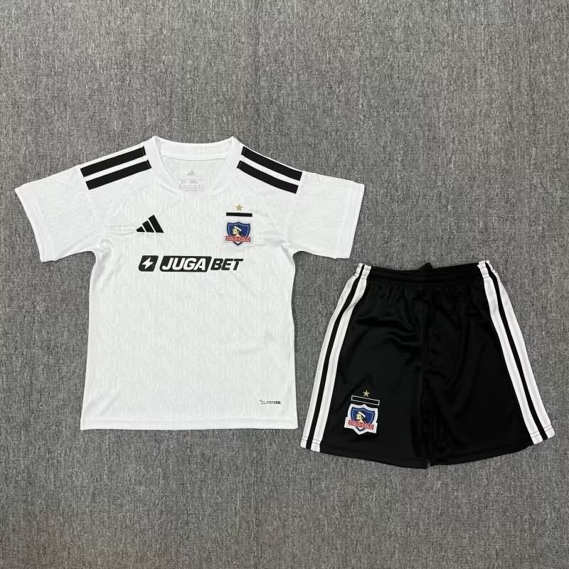 2026 Colo Colo Home Kids Soccer Jersey And Shorts 2026 Colo Colo Home Kids Soccer Jersey And Shorts
