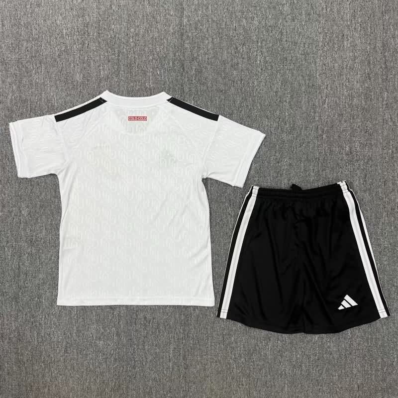 2026 Colo Colo Home Kids Soccer Jersey And Shorts