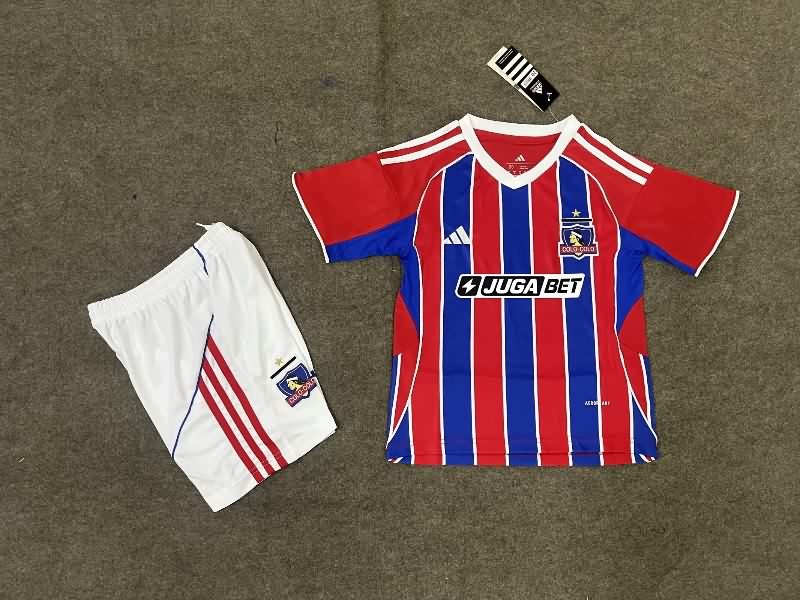 2025 Colo Colo Third Kids Soccer Jersey And Shorts