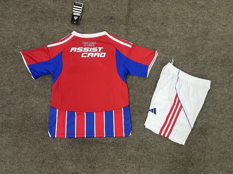2025 Colo Colo Third Kids Soccer Jersey And Shorts