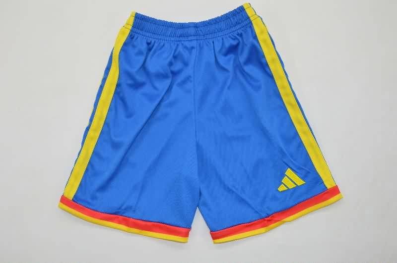 2026 Colombia World Cup Home Kids Soccer Jersey And Shorts