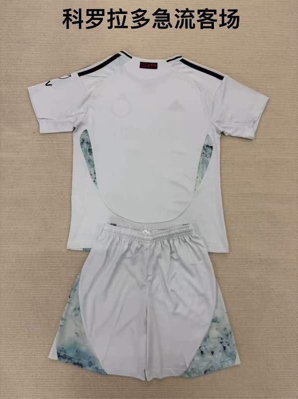 2025 Colorado Rapids Away Kids Soccer Jersey And Shorts