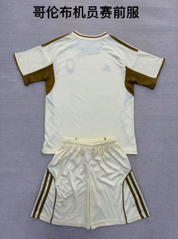 2025 Columbus Crew Training Kids Soccer Jersey And Shorts