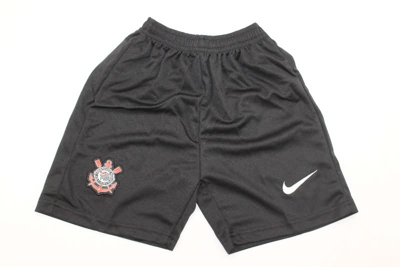 2025 Corinthians Away Kids Soccer Jersey And Shorts