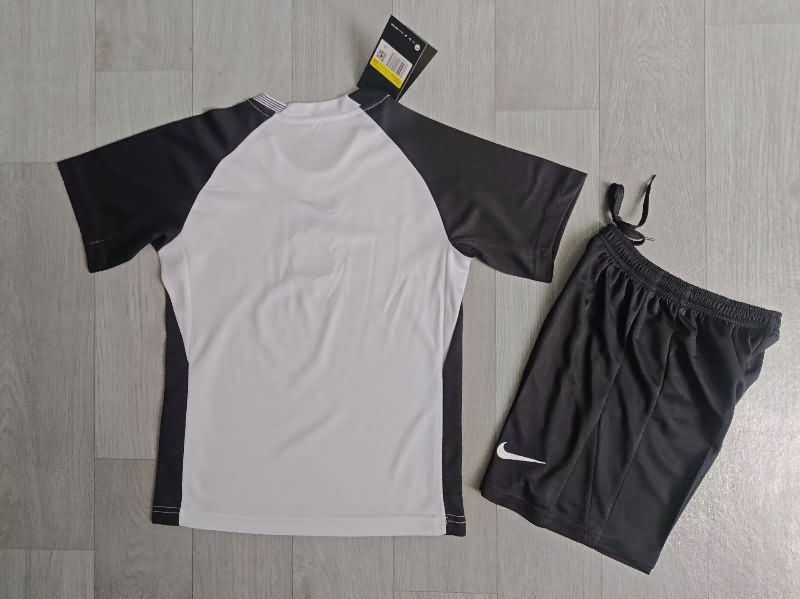 2025 Corinthians Home Kids Soccer Jersey And Shorts