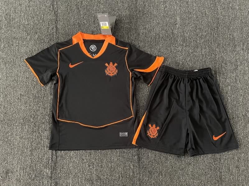 2025 Corinthians Third Kids Soccer Jersey And Shorts
