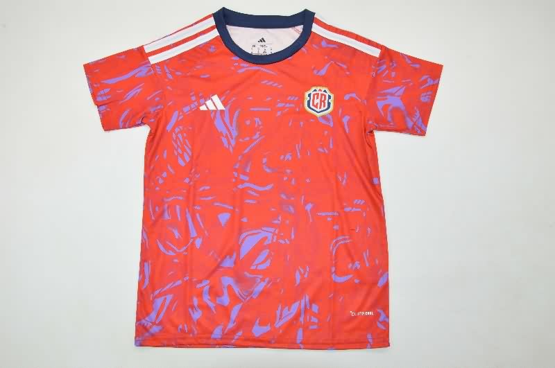 2026 Costa Rica Home Kids Soccer Jersey And Shorts