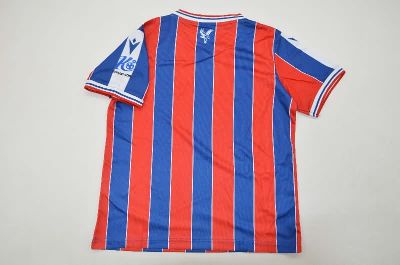 25/26 Crystal Palace Home Kids Soccer Jersey And Shorts