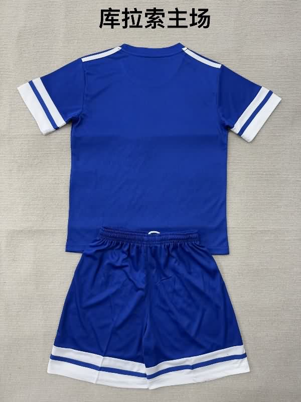 2026 Curacao Home Kids Soccer Jersey And Shorts