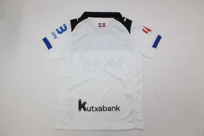 25/26 Deportivo Alaves Away Kids Soccer Jersey And Shorts