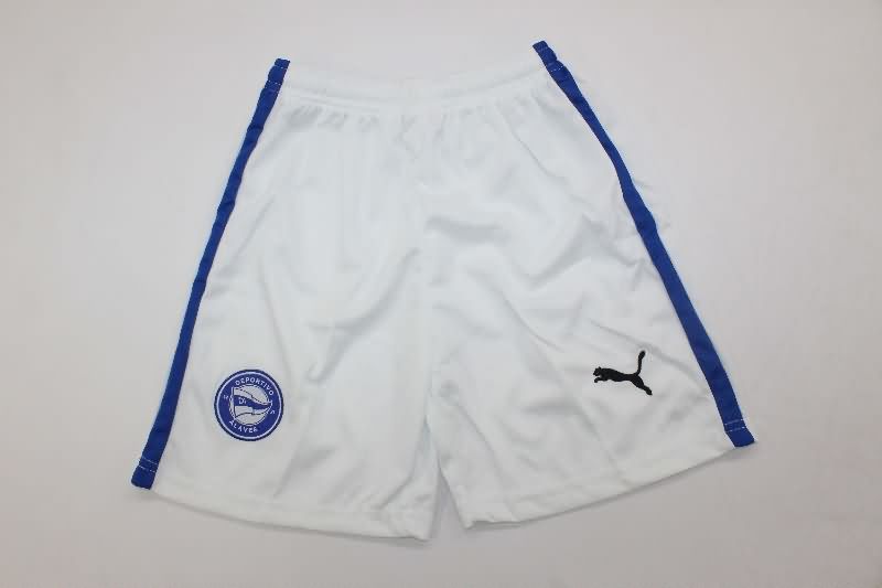 25/26 Deportivo Alaves Away Kids Soccer Jersey And Shorts