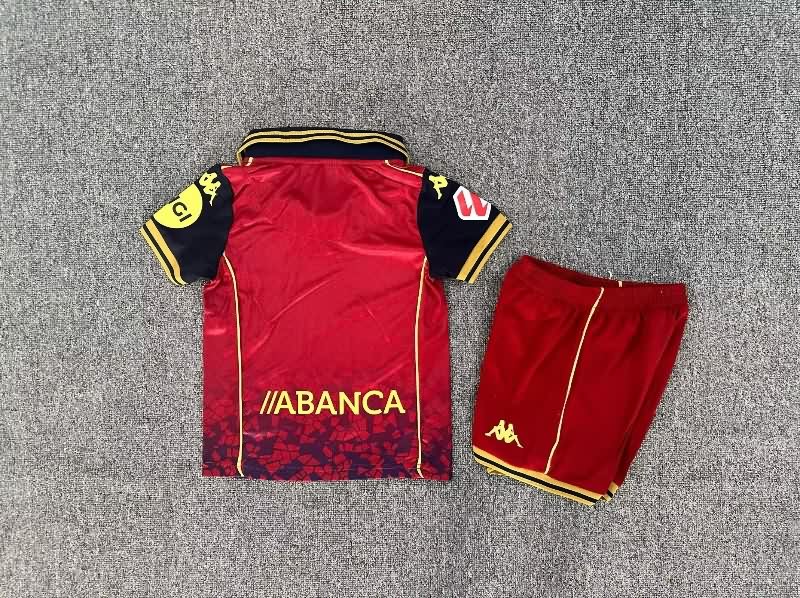 25/26 Deportivo La Coruna Away Kids Soccer Jersey And Shorts