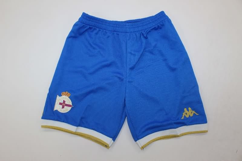 25/26 Deportivo La Coruna Home Kids Soccer Jersey And Shorts