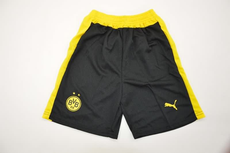 25/26 Dortmund Home Kids Soccer Jersey And Shorts