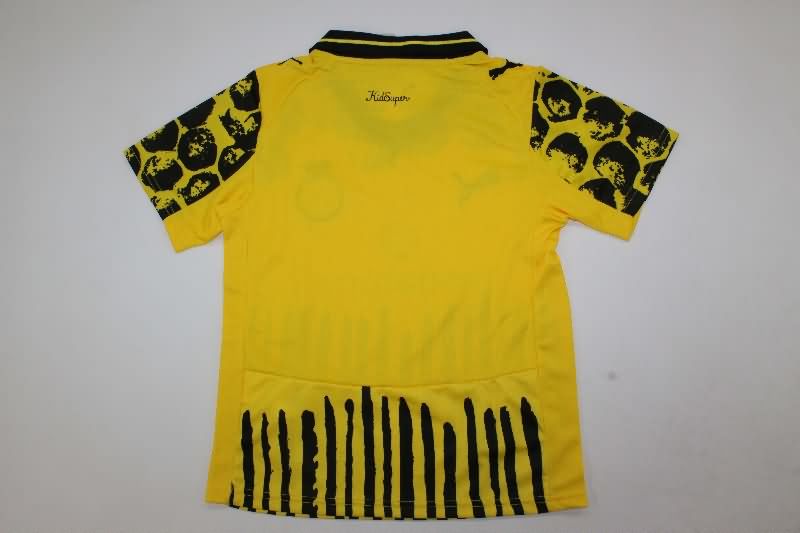 2025 Dortmund Club World Cup Home Kids Soccer Jersey And Shorts