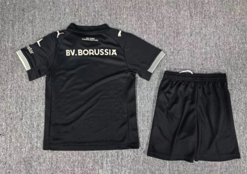 25/26 Dortmund Special Kids Soccer Jersey And Shorts