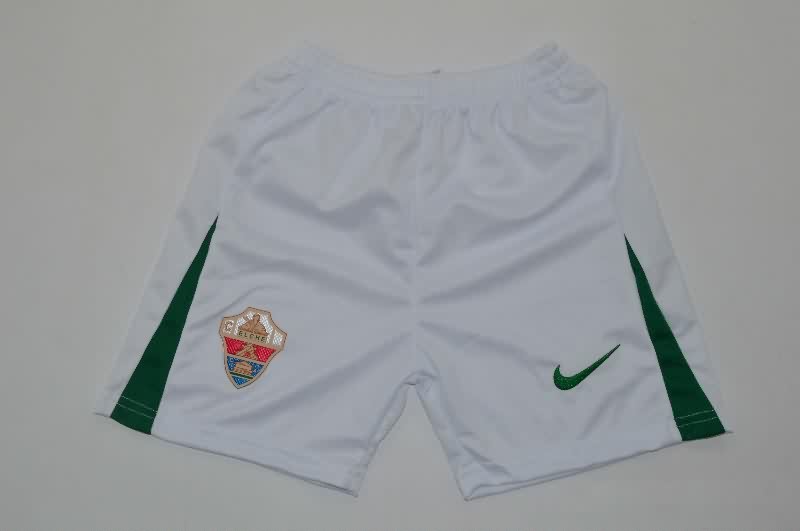 25/26 Elche Home Kids Soccer Jersey And Shorts