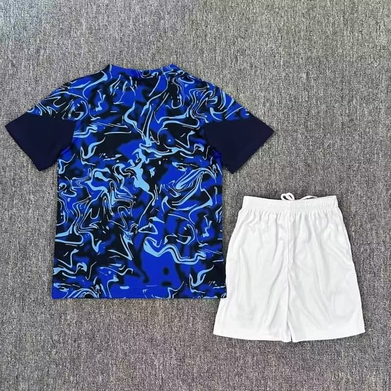 25/26 Everton Training Kids Soccer Jersey And Shorts