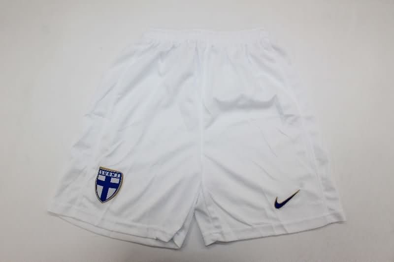 2025 Finland Away Kids Soccer Jersey And Shorts