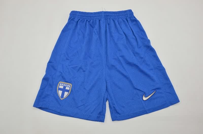 2025 Finland Home Kids Soccer Jersey And Shorts