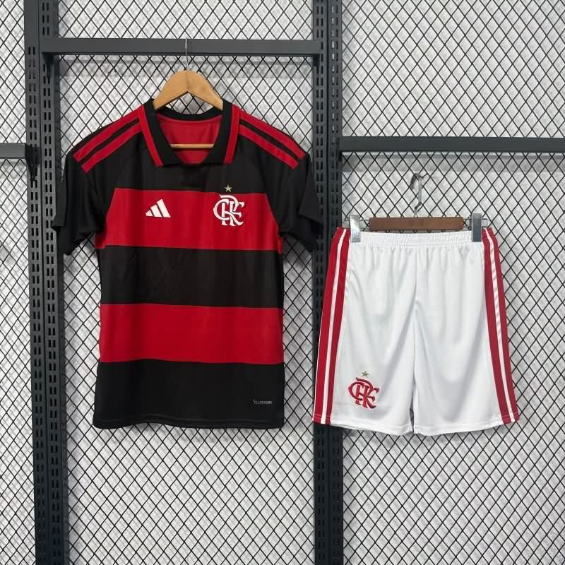 2026 Flamengo Home Kids Soccer Jersey And Shorts 2026 Flamengo Home Kids Soccer Jersey And Shorts