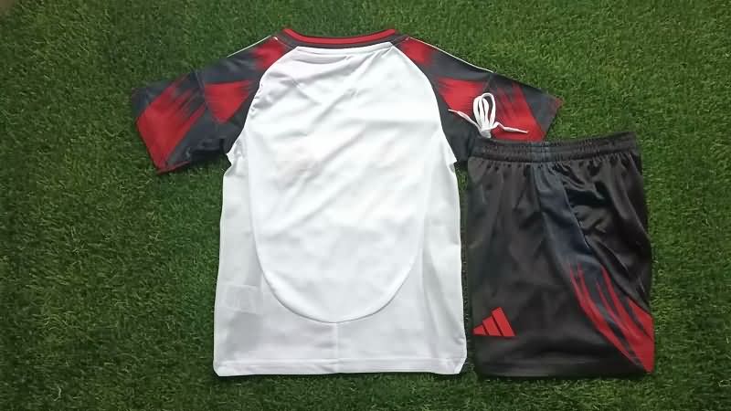 2025 Flamengo Away Kids Soccer Jersey And Shorts