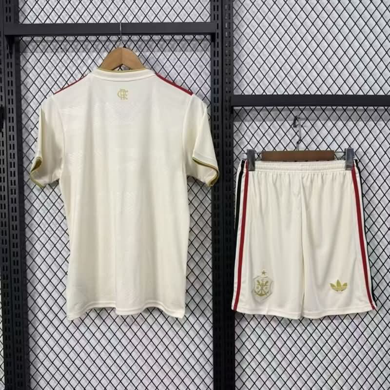 2025 Flamengo Third Kids Soccer Jersey And Shorts