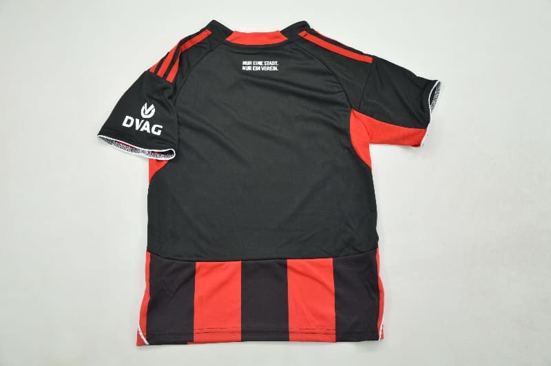 25/26 Frankfurt Home Kids Soccer Jersey And Shorts
