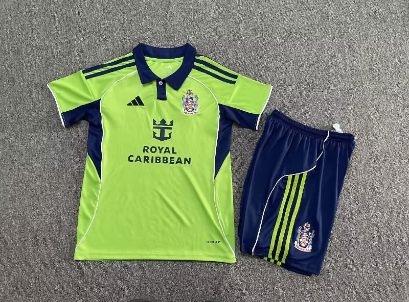 25/26 Fulham Away Kids Soccer Jersey And Shorts