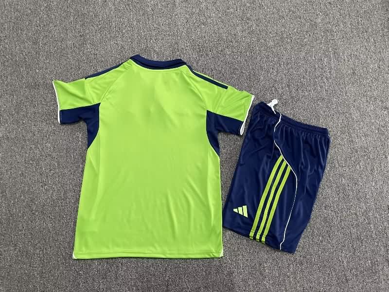 25/26 Fulham Away Kids Soccer Jersey And Shorts