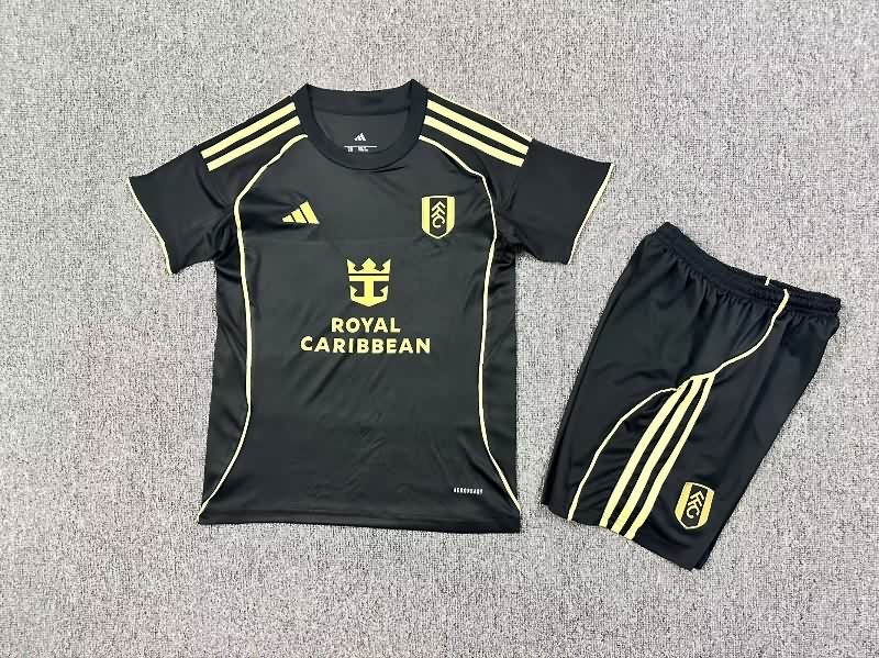 25/26 Fulham Third Kids Soccer Jersey And Shorts