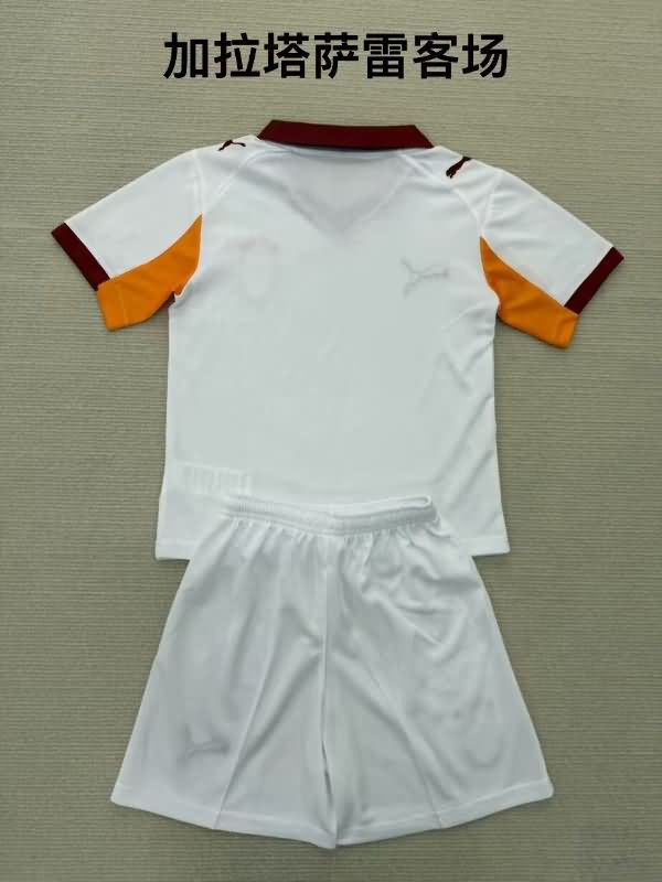 25/26 Galatasaray Away Kids Soccer Jersey And Shorts