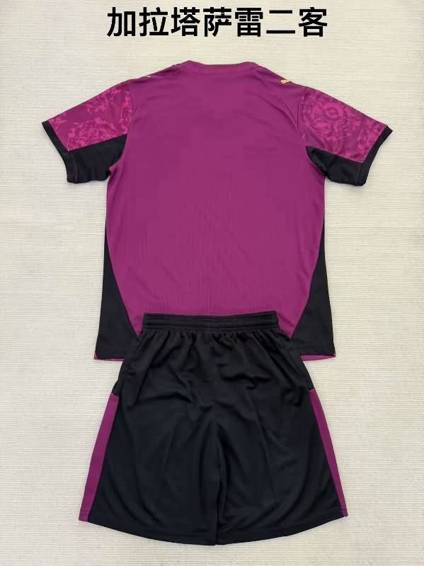 25/26 Galatasaray Third Kids Soccer Jersey And Shorts