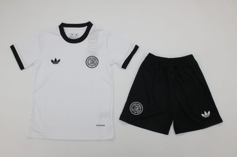 125th Germany Anniversary White Kids Soccer Jersey And Shorts