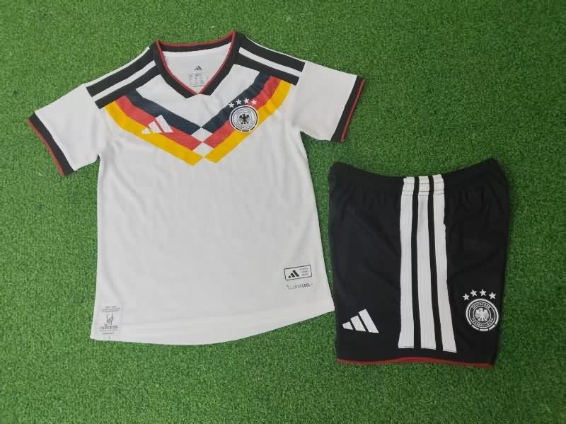 25/26 Germany Home Kids Soccer Jersey And Shorts (Player)
