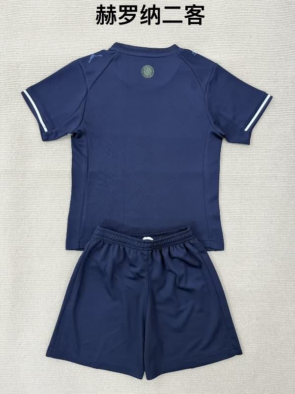 25/26 Girona Third Kids Soccer Jersey And Shorts